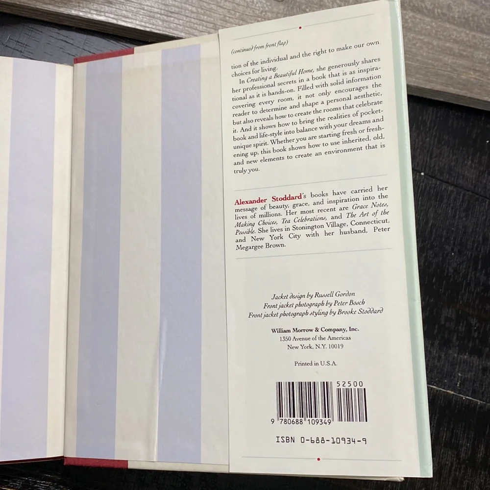 Vintage 1992 Alexandra Stoddard Creating a Beautiful Home Book! - Picture 5 of 10